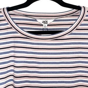 Stripped long sleeve top